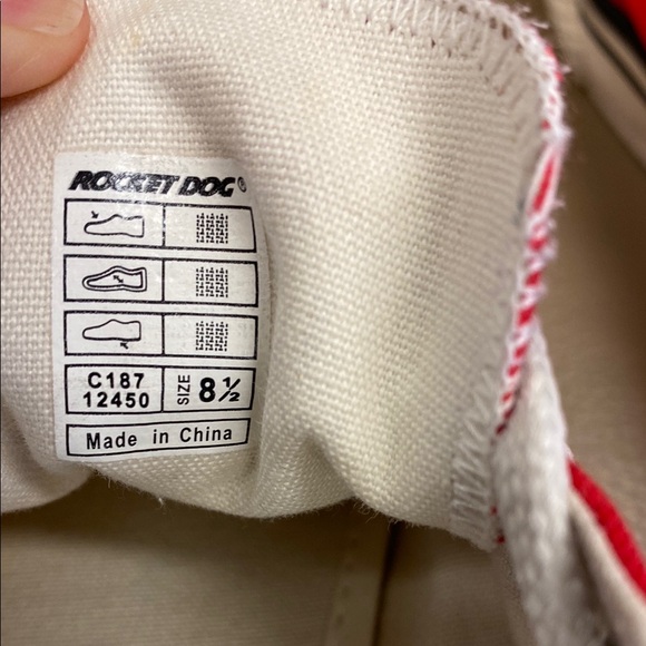Rocket Dog Red Canvas Sneakers- Size 8.5 - - Picture 5 of 9